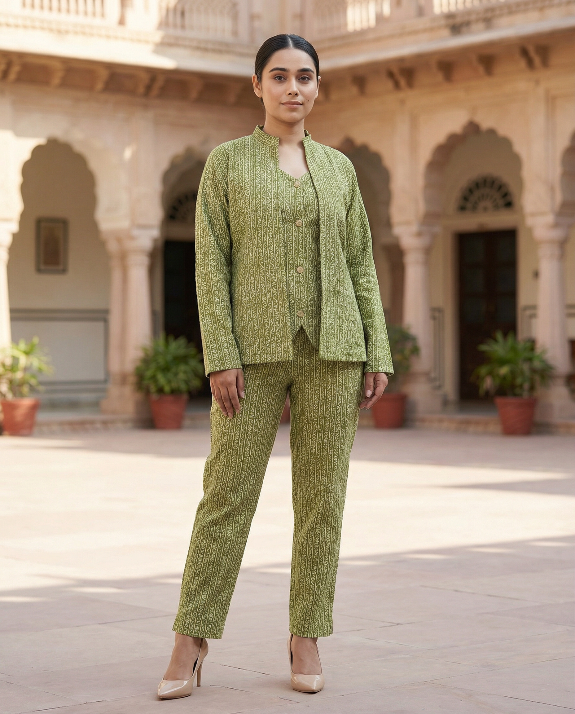 Verdant Blazer Set