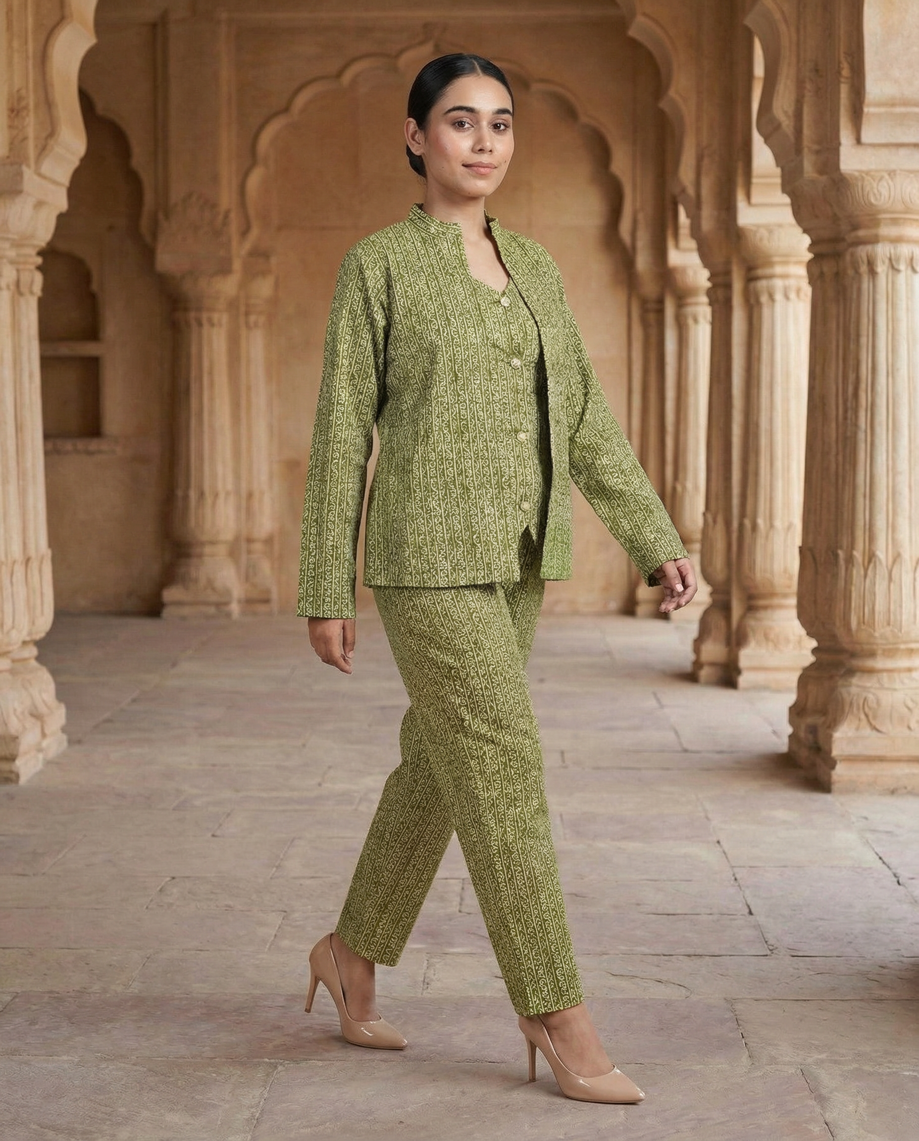 Verdant Blazer Set