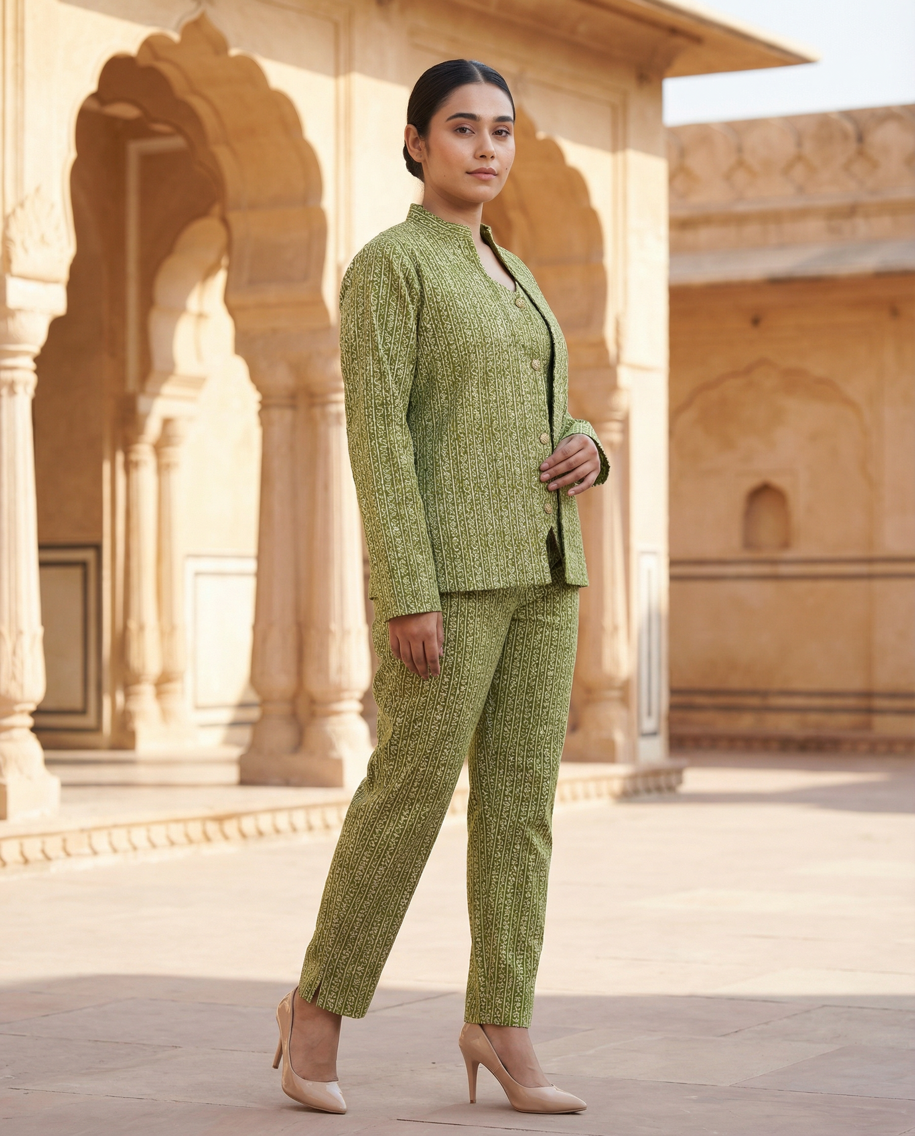 Verdant Blazer Set