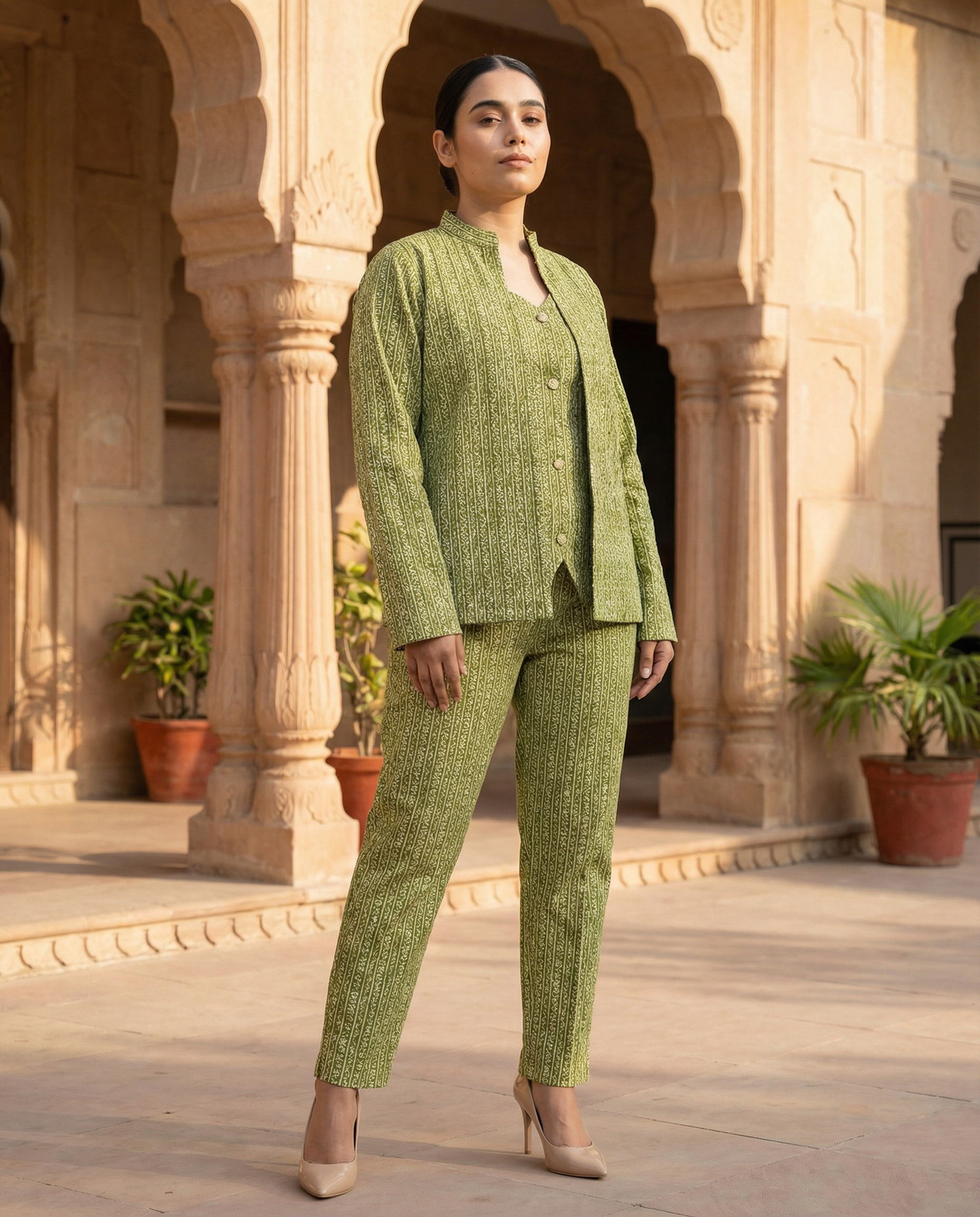 Verdant Blazer Set